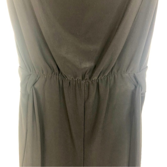 WHBM black strapless romper with attached tie belt XS - Picture 6 of 13